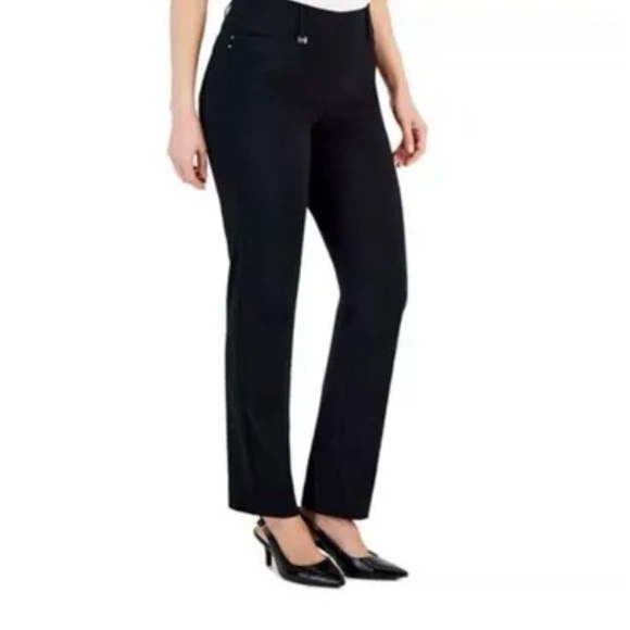 514M NWT JM Collection Petite Curvy Fit Straight Leg Pant - Size: 10PS - Picture 1 of 9